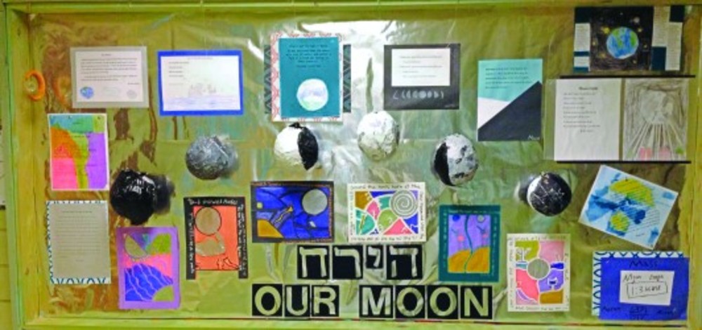 The artistic display created by the fifth-grade during their project. /Jamie Faith Woods